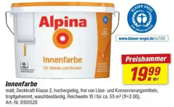 toom Baumarkt Alpina Innenfarbe Angebot