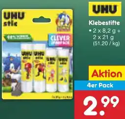 Netto Marken-Discount UHU Klebestifte Angebot