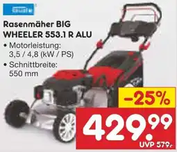 Netto Marken-Discount Güde Rasenmäher BIG WHEELER 553.1 R ALU Angebot