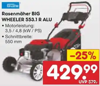 Netto Marken-Discount Güde Rasenmäher BIG WHEELER 553.1 R ALU Angebot