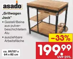 Netto Marken-Discount asado „Grillwagen Jack" Angebot