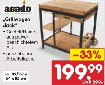 Netto Marken-Discount asado „Grillwagen Jack" Angebot