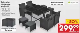 Netto Marken-Discount JUSKYS Polyrattan Sitzgruppe Baracoa Angebot