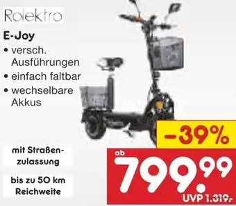 Netto Marken-Discount Rolektro E-Joy Angebot