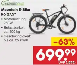 Netto Marken-Discount Sachsenrad Mountain E-Bike R6 27,5" Angebot