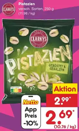 Netto Marken-Discount CLARKYS Pistazien Angebot