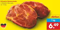Netto Marken-Discount Schweine-Nackensteaks Angebot