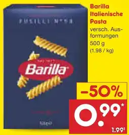 Netto Marken-Discount Barilla Italienische Pasta Angebot