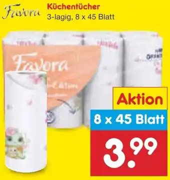 Netto Marken-Discount Favora Küchentücher Angebot