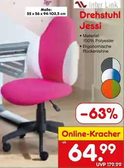 Netto Marken-Discount Inter Link Drehstuhl Jessi Angebot