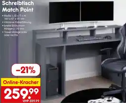 Netto Marken-Discount Schreibtisch Match Point Angebot