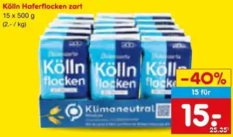 Netto Marken-Discount Kölln Haferflocken zart Angebot