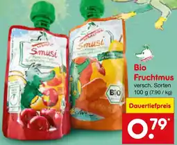 Netto Marken-Discount TABALUGA Bio Fruchtmus Angebot