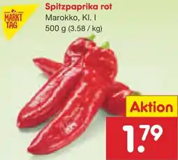 Netto Marken-Discount Spitzpaprika rot Angebot
