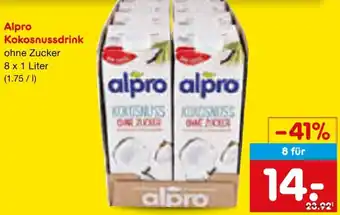 Netto Marken-Discount Alpro Kokosnussdrink Angebot