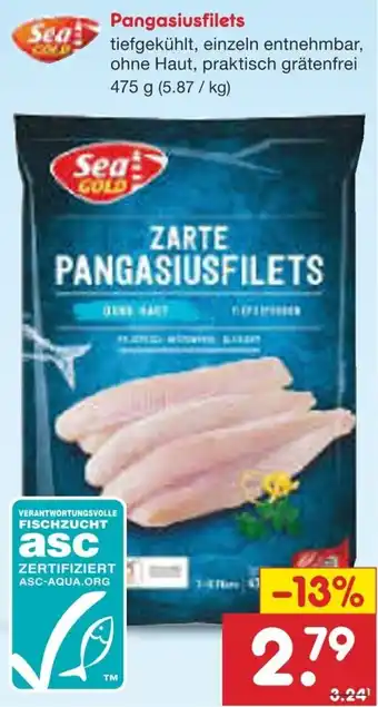 Netto Marken-Discount Sea Gold Pangasiusfilets Angebot