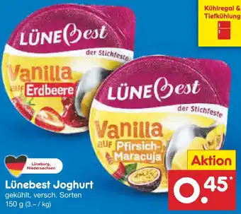 Netto Marken-Discount Lünebest Joghurt Angebot