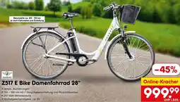 Netto Marken-Discount ZUNDAPP Z517 E Bike Damenfahrrad 28" Angebot