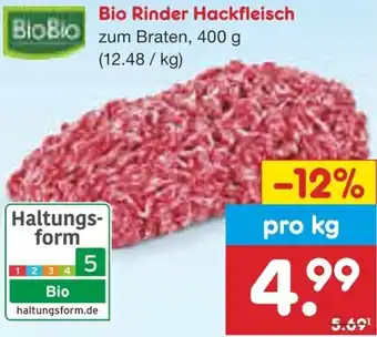 Netto Marken-Discount Bio Rinder Hackfleisch Angebot
