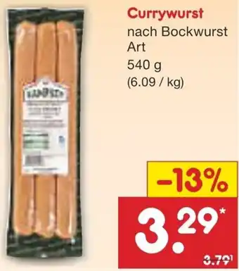 Netto Marken-Discount Currywurst Angebot