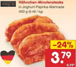 Netto Marken-Discount Hähnchen-Minutensteaks Angebot