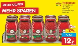 Netto Marken-Discount MONDO Italiano Nudelsauce Angebot