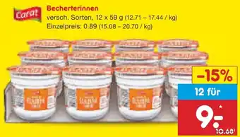 Netto Marken-Discount Carat Becherterinnen Angebot