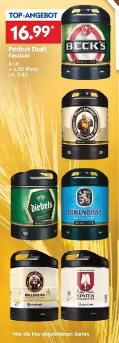 Hol'ab Getränkemarkt Perfect Draft Fassbier Angebot