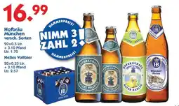 Hol'ab Getränkemarkt Hofbräu München o. Helles Vollbier Angebot
