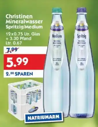 Hol'ab Getränkemarkt Christinen Mineralwasser Angebot