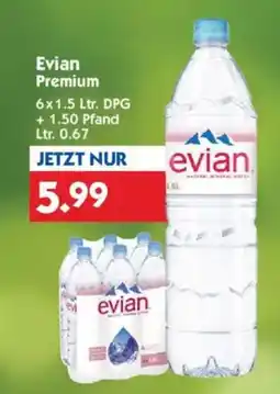 Hol'ab Getränkemarkt Evian Premium Angebot