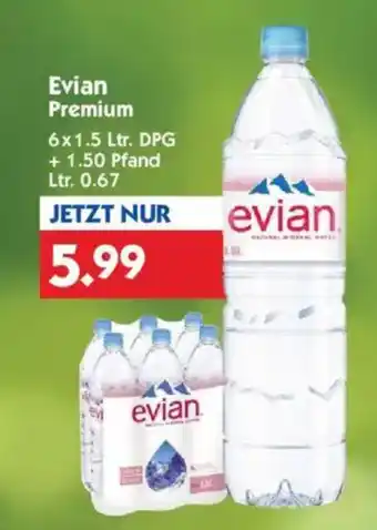 Hol'ab Getränkemarkt Evian Premium Angebot