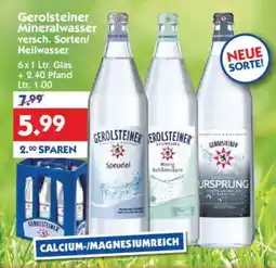 Hol'ab Getränkemarkt Gerolsteiner Mineralwasser Angebot