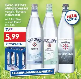 Hol'ab Getränkemarkt Gerolsteiner Mineralwasser Angebot