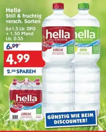 Hol'ab Getränkemarkt Hella Still & fruchtig Angebot