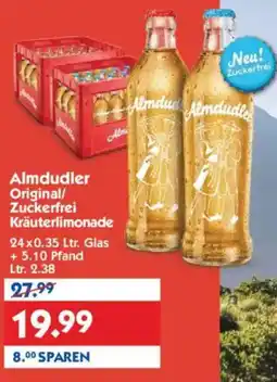 Hol'ab Getränkemarkt Almdudler Original/ Zuckerfrei Kräuterlimonade Angebot