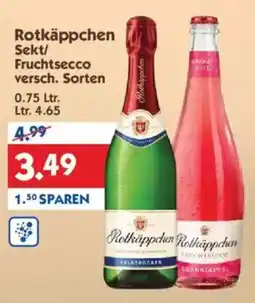 Hol'ab Getränkemarkt Rotkäppchen Sekt/ Fruchtsecco Angebot