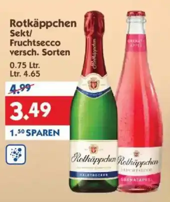 Hol'ab Getränkemarkt Rotkäppchen Sekt/ Fruchtsecco Angebot