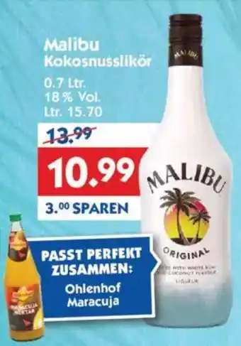 Hol'ab Getränkemarkt Malibu Kokosnusslikör Angebot