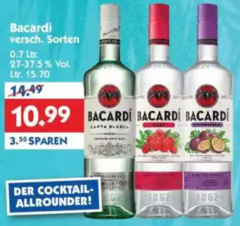 Hol'ab Getränkemarkt Bacardi Angebot