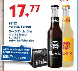 Hol'ab Getränkemarkt Fritz Angebot