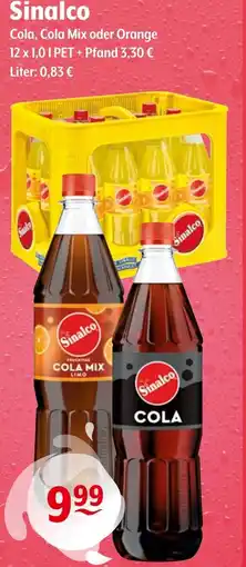 Getränke Hoffmann Sinalco Cola, Cola Mix oder Orange Angebot