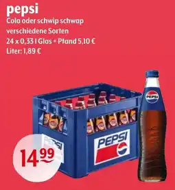 Getränke Hoffmann pepsi Cola oder schwip schwap Angebot