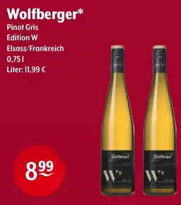 Getränke Hoffmann Wolfberger Pinot Gris Edition W Angebot
