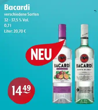 Getränke Hoffmann Bacardi Angebot