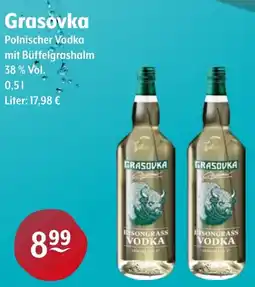 Getränke Hoffmann Grasovka Polnischer Vodka Angebot