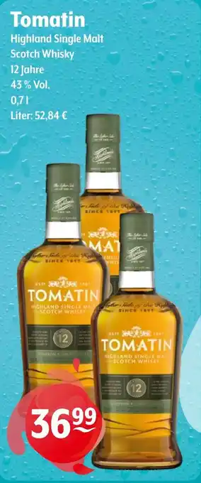 Getränke Hoffmann Tomatin Highland Single Malt Scotch Whisky Angebot