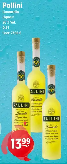 Getränke Hoffmann Pallini Limoncello Liqueur Angebot