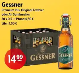 Getränke Hoffmann Gessner Premium Pils, Original Festbier oder Alt Sumbarcher Angebot