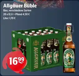 Getränke Hoffmann Allgäuer Büble Bier Angebot